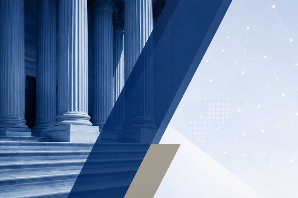 Classical stone columns representing authority, trust, and institutional standards